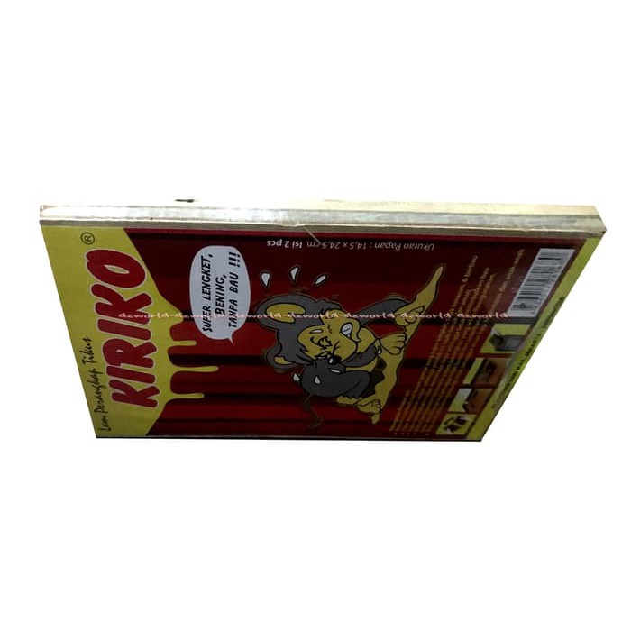 Kiriko Lem Perangkap Tikus Bahan Papan super lengket lem tikus 2pcs