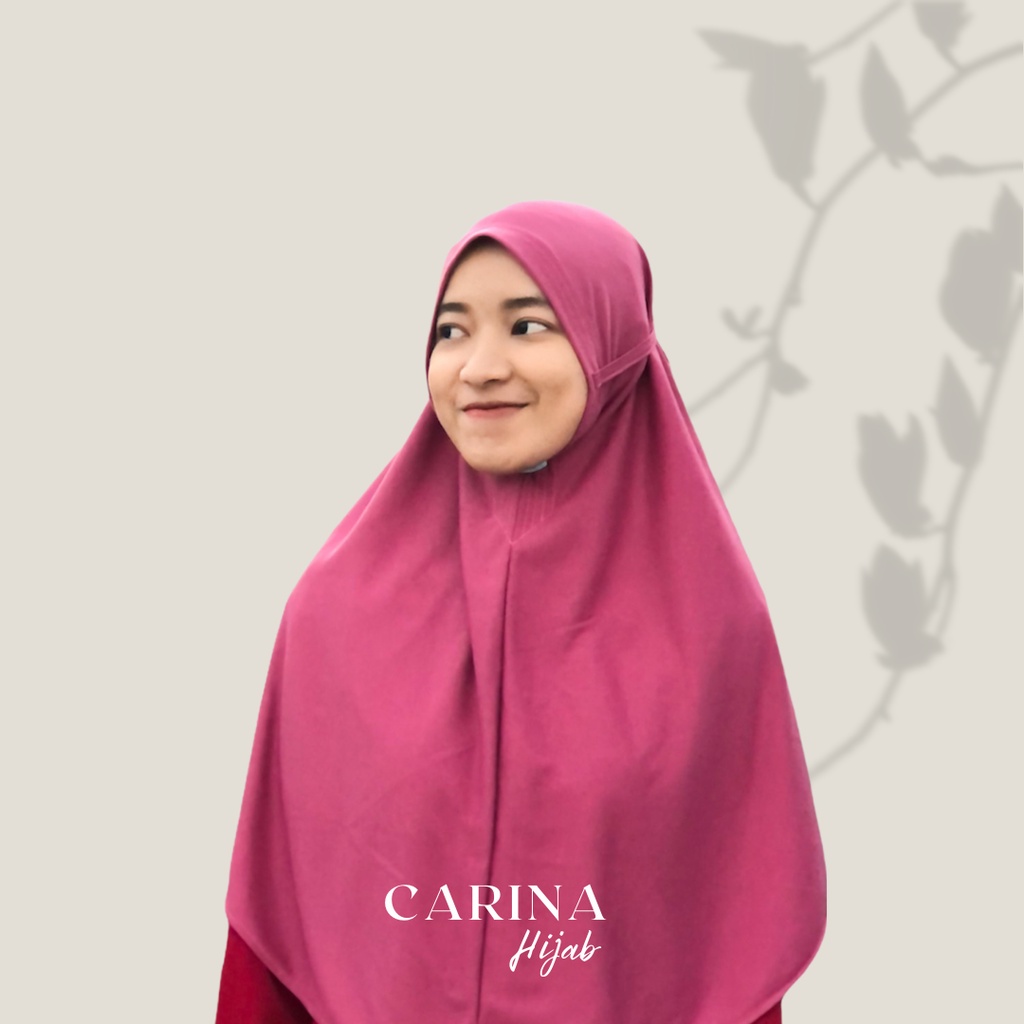 (40+) Bergo Tc Warna Jilbab Instan Kaos Non Pet Tali Bergo XL Hijab Kerudung Instan Carina