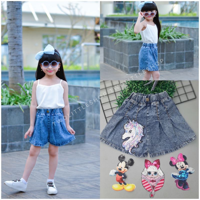 Celana Rok jeans anak