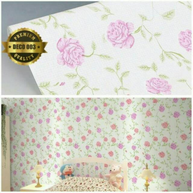 Wallpaper sticker dinding motif bunga mawar kecil Shopee Wallpaper sticker dinding motif bunga mawar kecil Shopee