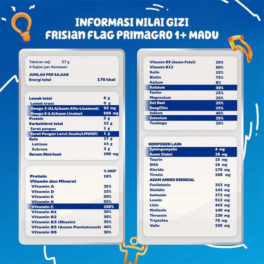 FRISIAN FLAG 123 456 1+ 3+ VANILA MADU COKLAT 750GR PRIMAGRO