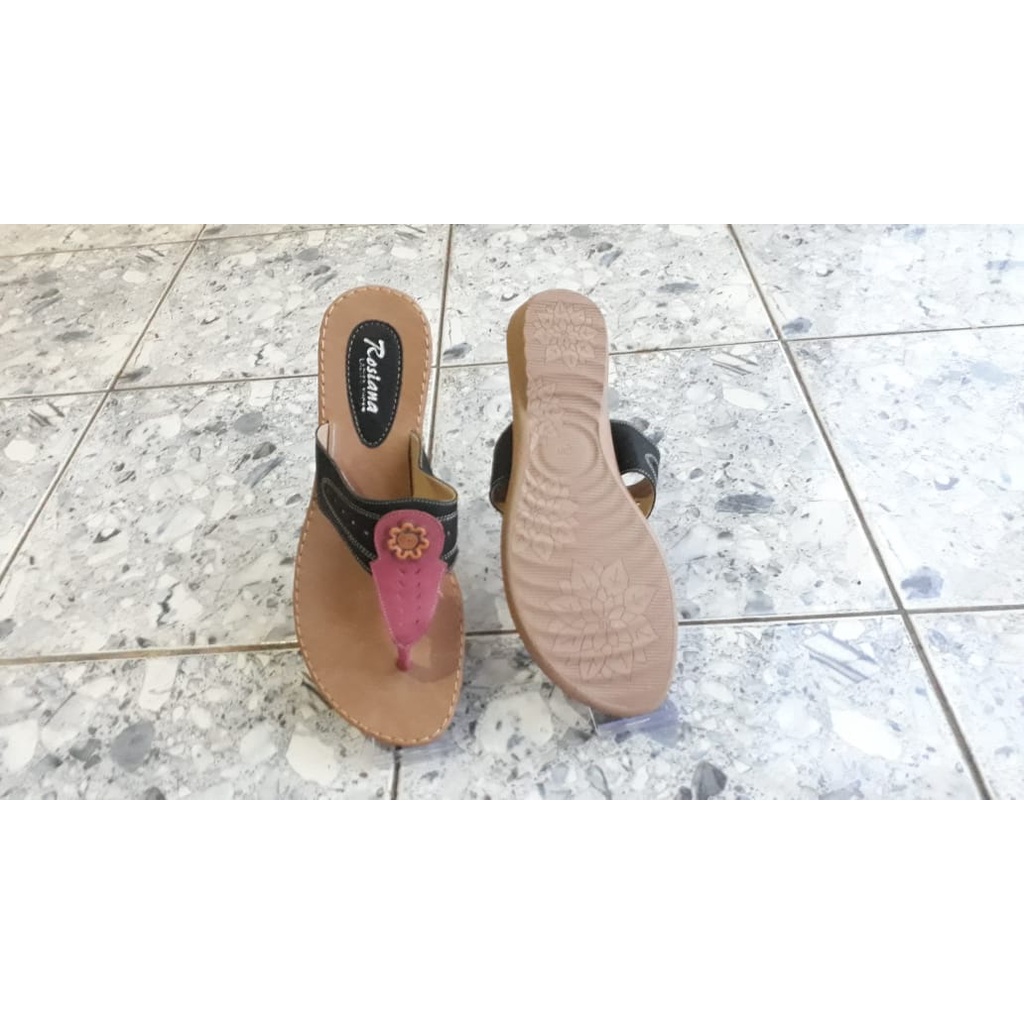 Sandal Kulit Asli Premium Sandal Jepit Wanita KL37