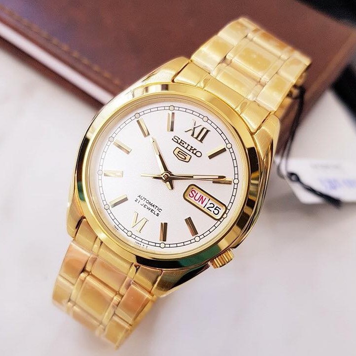 SEIKO 5 SNKL58K1 GOLD JAM TANGAN PRIA ORIGINAL ORI BERGRANSI RESMI