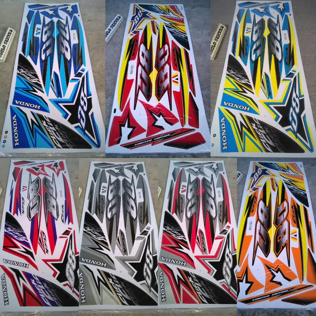 BISA COD Striping Sticker Variasi Honda Vario 110 CW Vario Karbu Click 08l Shopee Indonesia