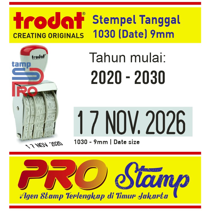 

Stempel Trodat 1030 (9mm)