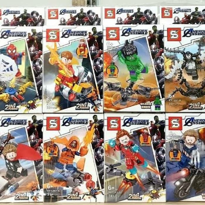 NEW JY LEGO SY 1287 AVENGERS SUPER HERO MINIFIGURE SY1287 MARVEL