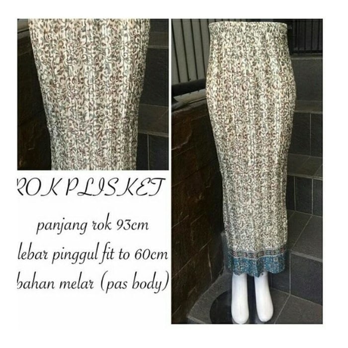 rok plisket/bawahan kebaya