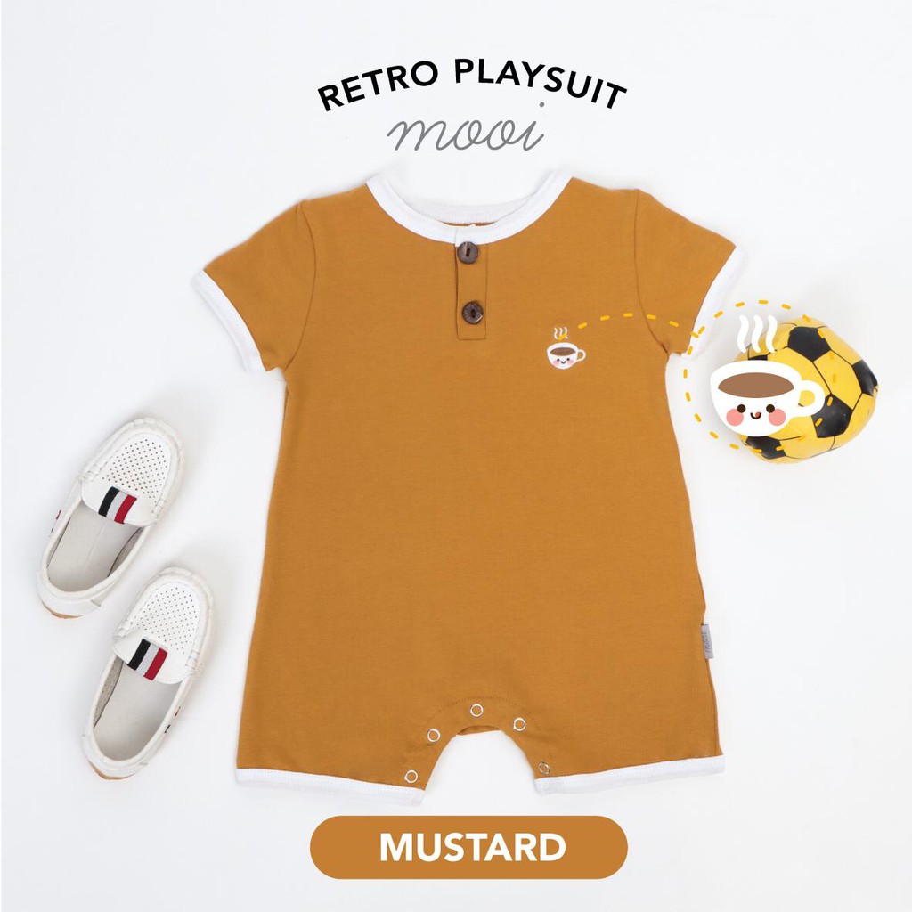 PROMO 7.7 PROMO BAJU LEBARAN MURAH PROMO 4.4 MOOI RETRO PLAYSUIT ROMPER BAYI JUMPER BAYI