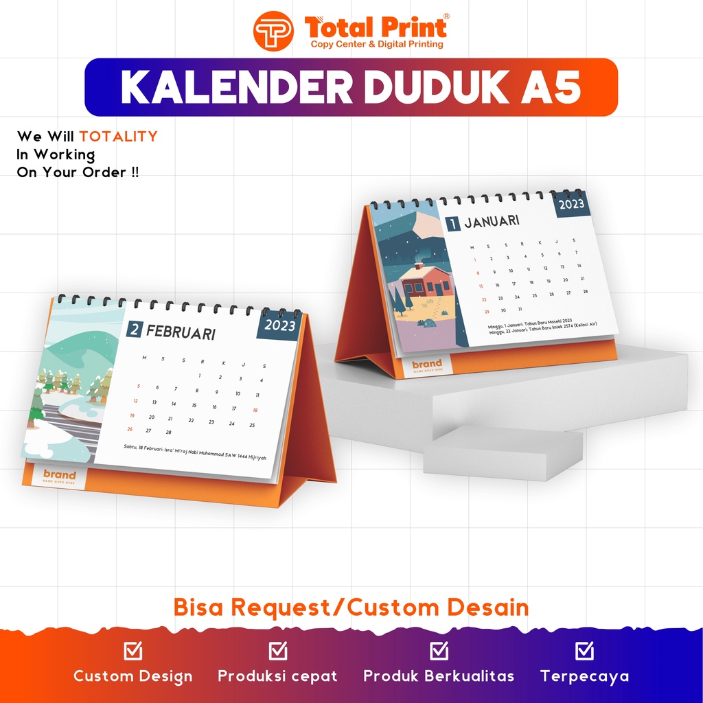 Jual Kalender Duduk 2023 Kalender Duduk Custom Kalender Meja 2023 9691 Hot Sexy Girl 