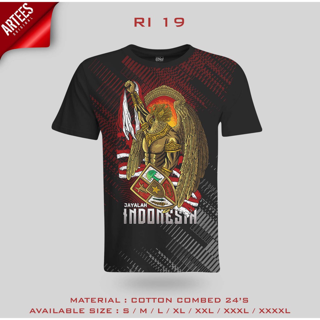 KAOS INDONESIA RI -19 PRIA UNIK ARTEES 2021
