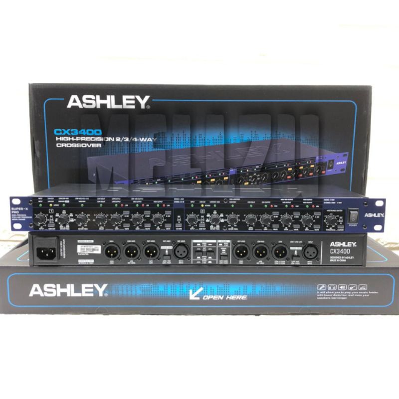 Crossover Ashley CX3400 Original Ashley CX 3400 With Limiters Super X Pro