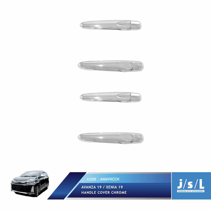 JSL Cover Pintu Avanza Xenia 2019 Handle Standard Chrome