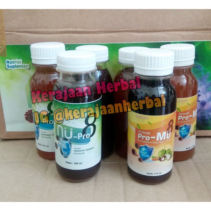 Nu pro 8 Obat Herbal Suplemen Imun