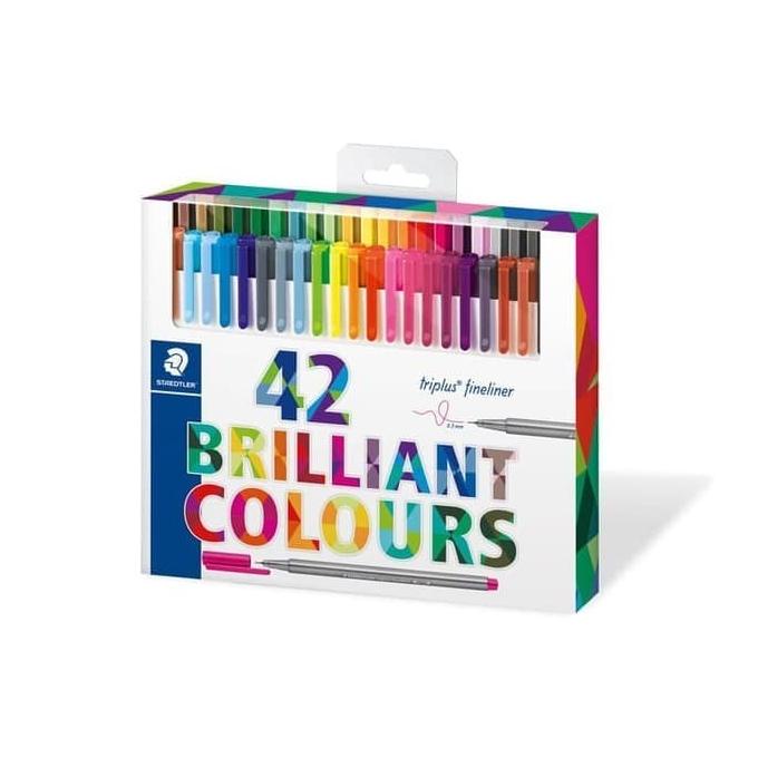 

TRIPLUS FINELINER 42 ASSORTED COLORS ---READY---