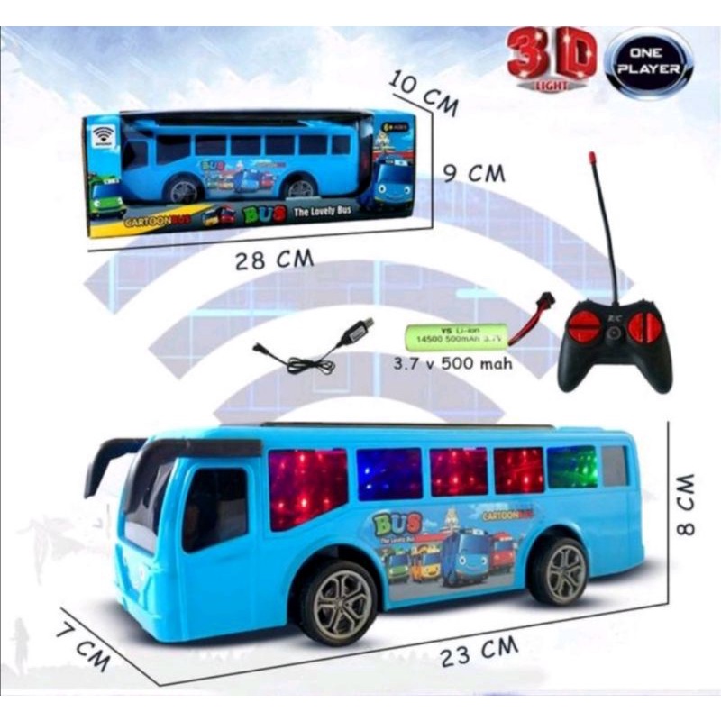 PROMO COD MAINAN REMOTE BUS CARTOON