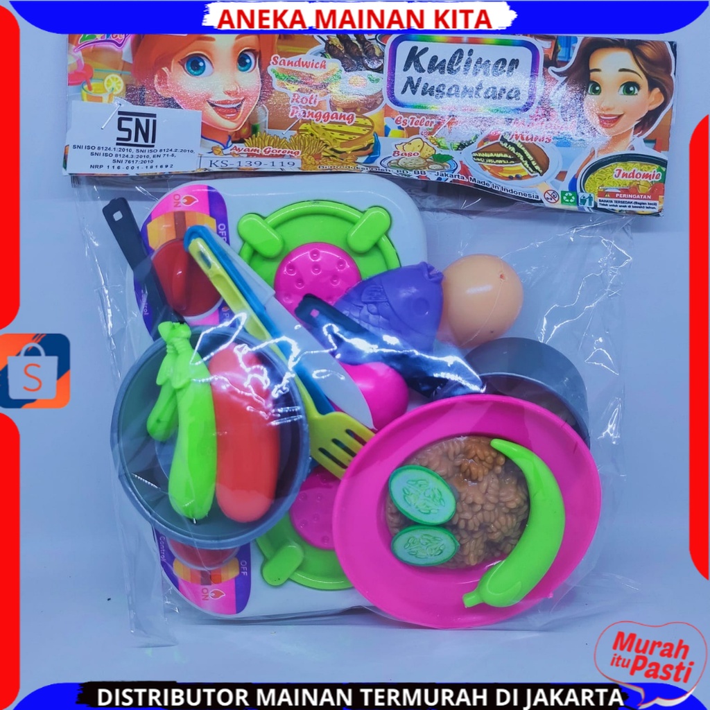 PROMO Mainan Anak Masak Masakan Dapur Set Mainan Anak Perempuan