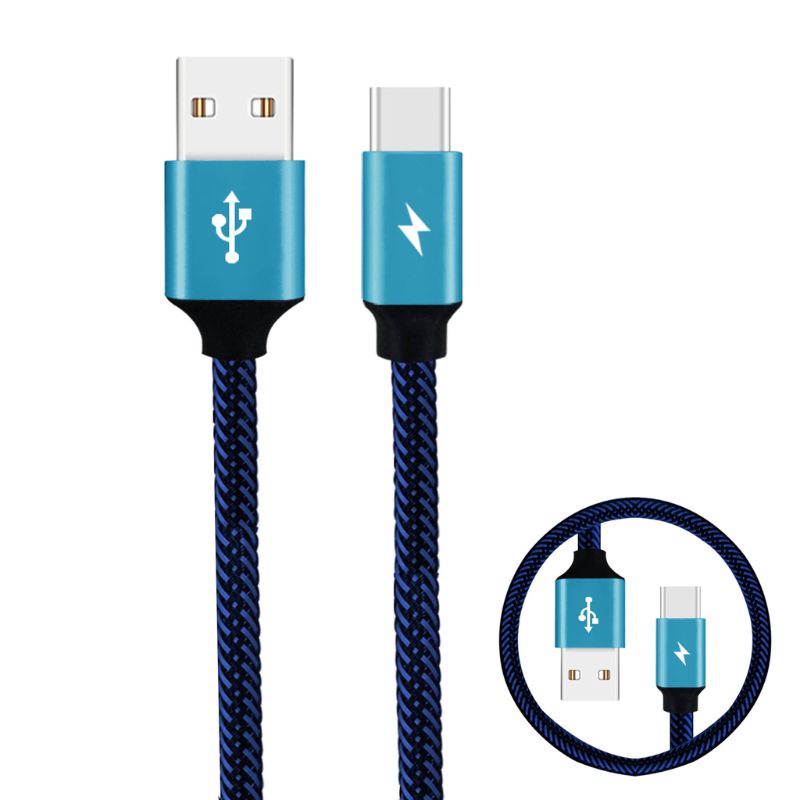 VIVI   30cm 3A Fast Charger Cable Type C Braided Power Bank Cable For S9 S8 Mate 20/10/9 P20/P10/P9 Smart Phones Tablet PCs