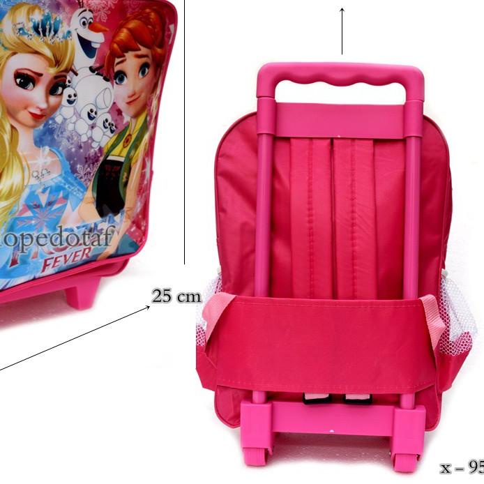 ➳ Promo tas koper anak / ransel roda frozen ✴