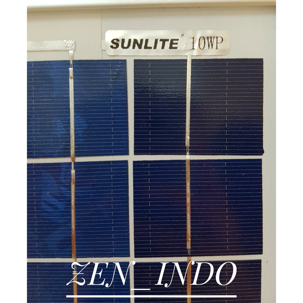 Solar Panel Surya Solar Cell 10 WP 10 Watt 10 W Poly Sunlite