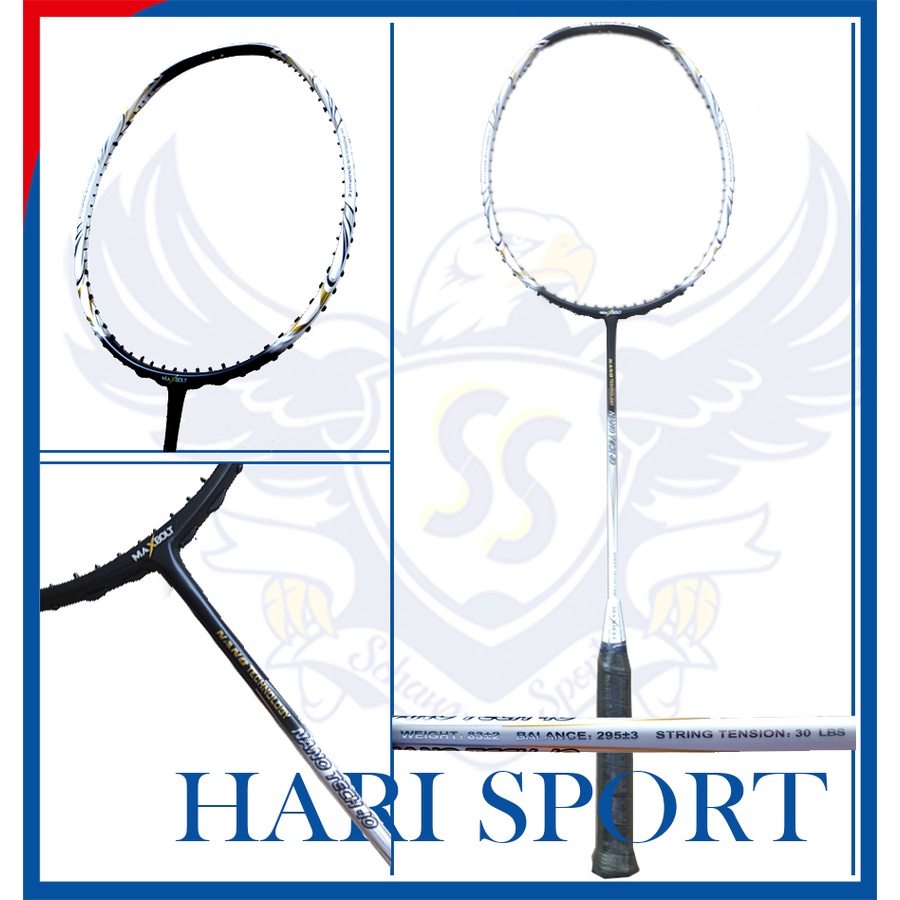 MAXBOLT NANO TECH 10 Original Raket Badminton Bulutangkis