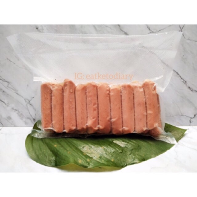 

Sosis Bratwurst Low Carb Keto DEBM Halal EatKetoDiary