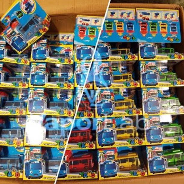 TAYO THE LITTLE BUS GARAGE LAUNCHER PUSH N GO GARASI ROGI LANI GANI MAINAN ANAK KOREA