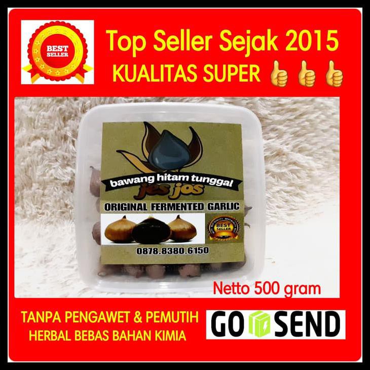 

Bawang Hitam Tunggal Lanang (Black Garlic) 500 gram OBRAL