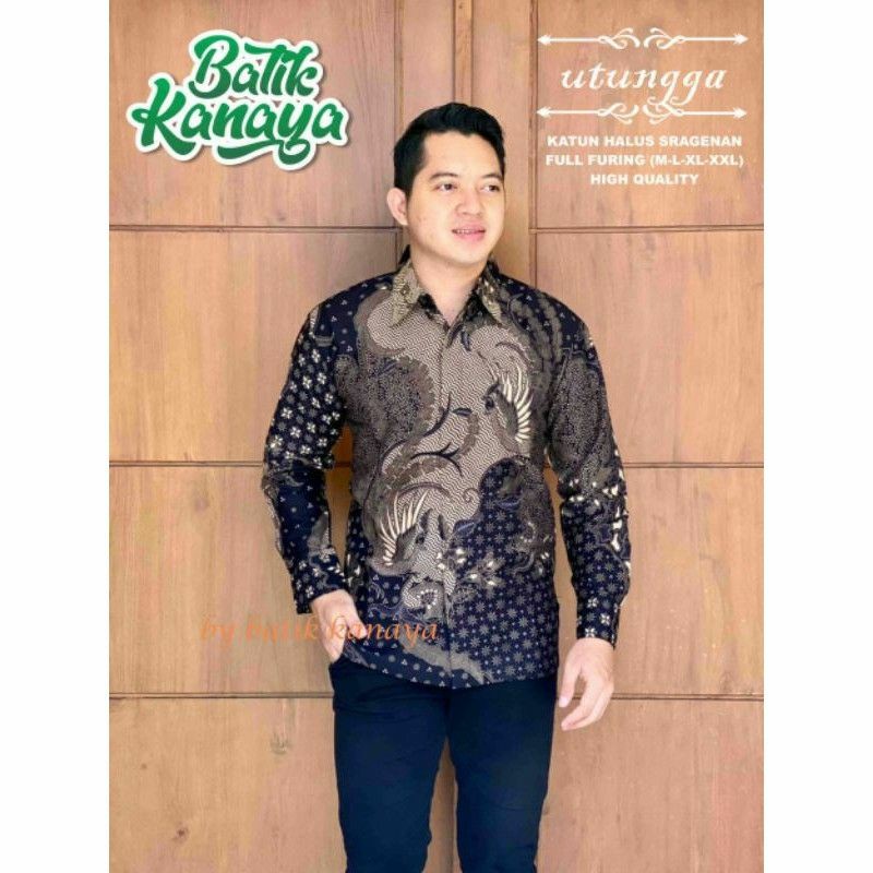 Batik Lengan Panjang Pria Batik Pria Terbaru UTUNGGA Batik Lapis Furing Lengan Panjang