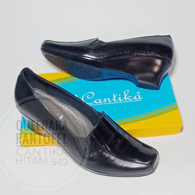 SEPATU pantofel wanita Cantika kulit asli home industri Cibaduyut Bandung grosir dan eceran