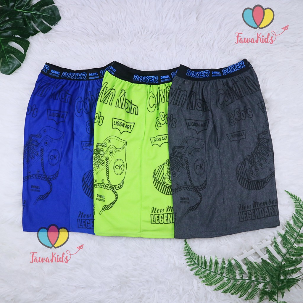 Celana Boxer Uk Dewasa / Pants Santai Kolor Motif Pendek Model Street Adem Pria Harian Outfit Laki