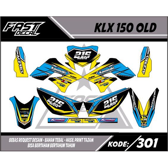 decal klx dtracker lama
