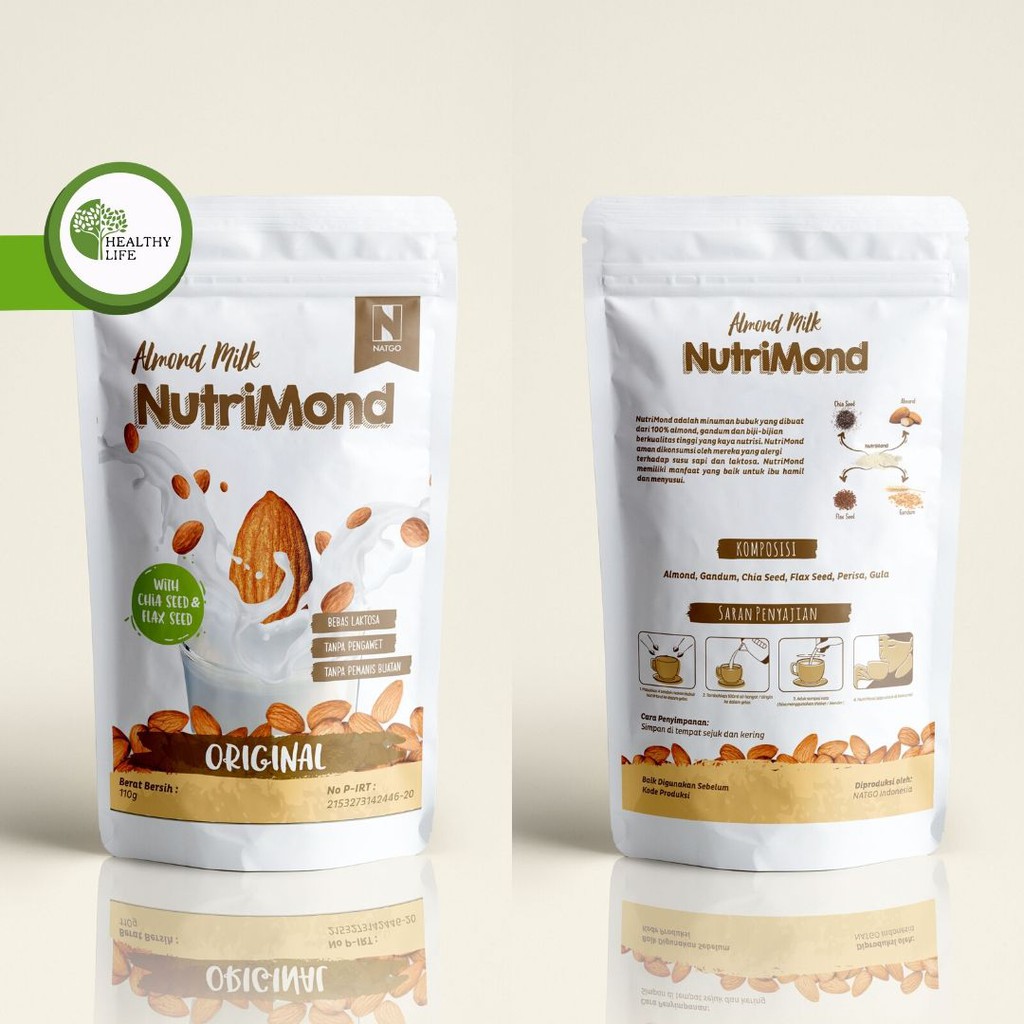 Nutrimond Susu Almond Dengan Chia Seed dan Flax Seed ...