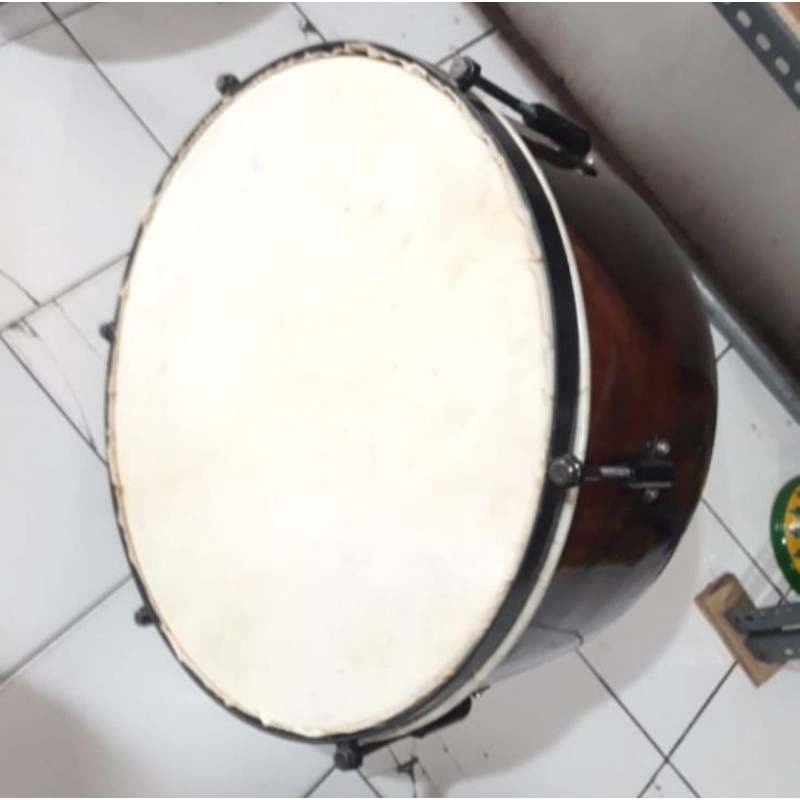 Bass Hadroh / Bass Habsy Duduk Kulit Diameter 40cm