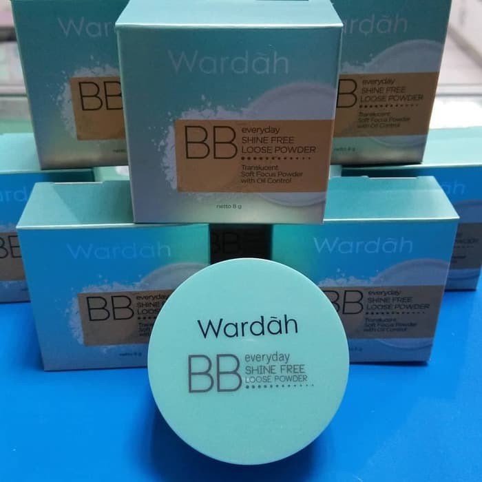 ORIGINAL Wardah BB Everyday Shine Free Loose Powder Bedak Tabur