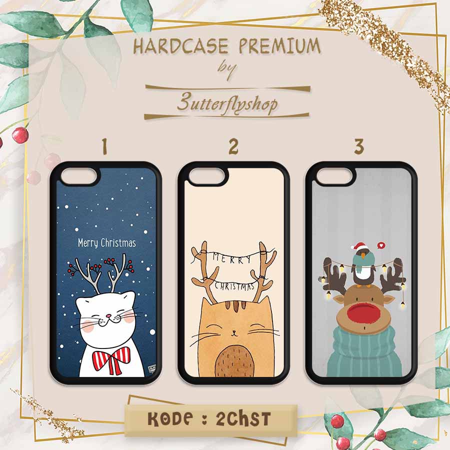 [HARDCASE] Christmas Animal case Oppo Vivo Realme Redmi Xiaomi Samsung Iphone