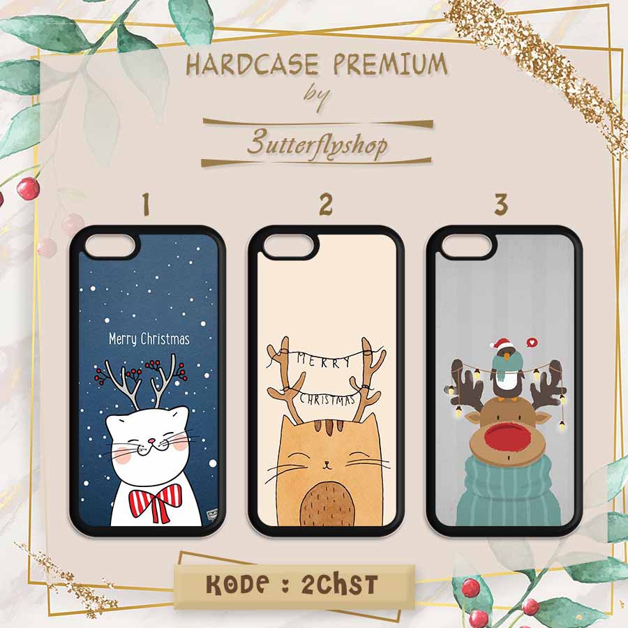 [HARDCASE] Christmas Animal case Oppo Vivo Realme Redmi Xiaomi Samsung Iphone