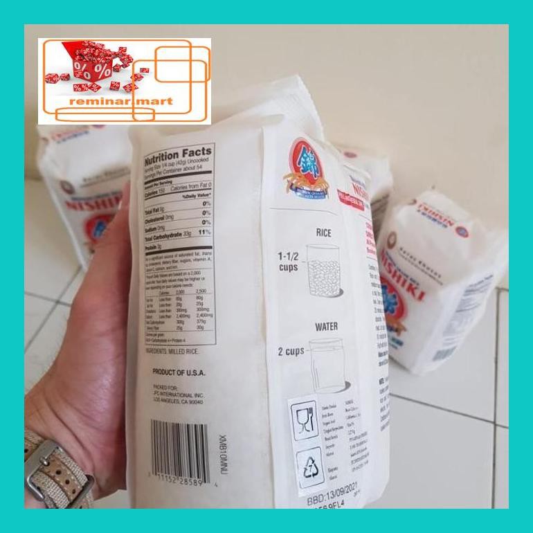 

S0Bers Nishiki Beras Jepang Premium Grade Bisa Utk Sushi 2.27Kg Izin Kementan Ric0S50B