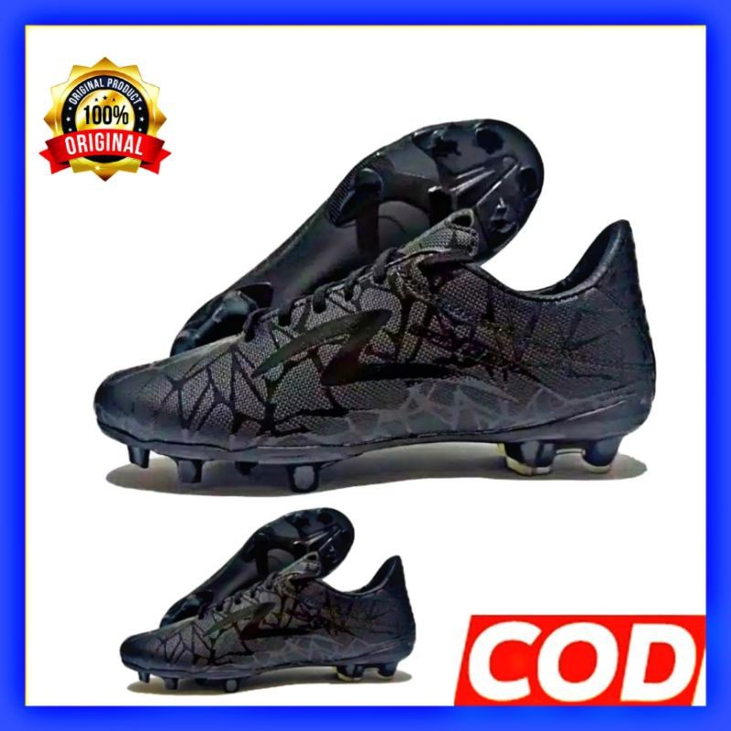 SEPATU BOLA SPECS SPYDER FG HITAM SEPATU OLAHRAGA/SHOES SPORT SEPAKBOLA PRIA MURAH ORIGINAL SPECS