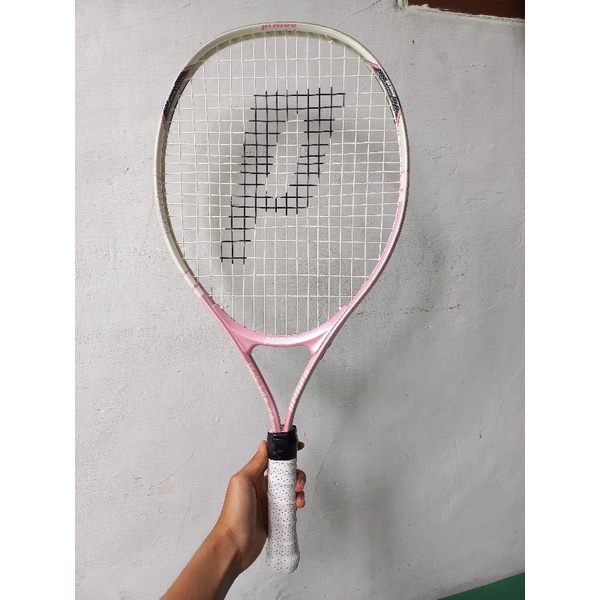 Raket Tenis Tennis junior bekas Prince Pink Lite 23