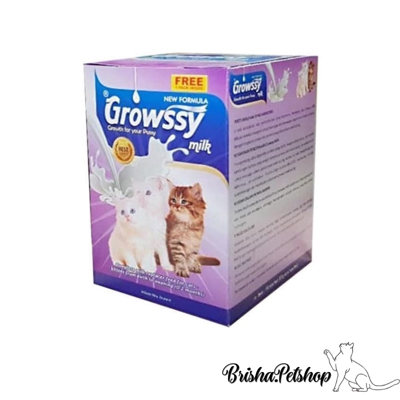 SUSU KUCING GROWSSY SUSU ANAK KUCING BARU LAHIR SUSU UNTUK KUCING DEWASA DAN BAYI KUCING