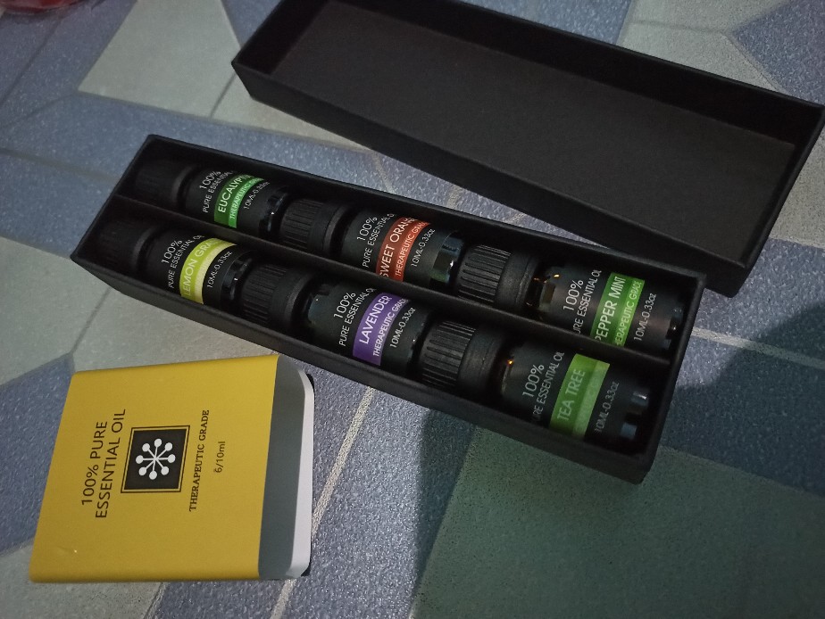 ( 6pcs) Eighteen Pure Aromaterapi Minyak Esensial Murni Diffuser 10ml