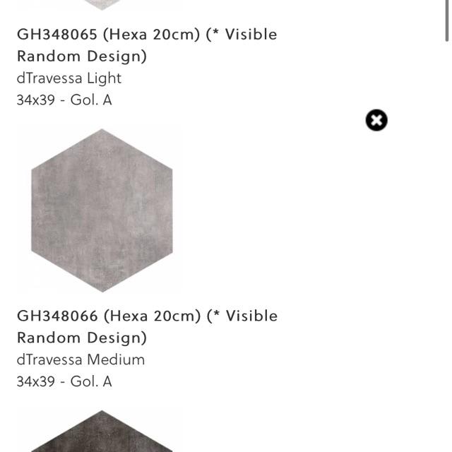 Roman Ceramics Keramik Hexagonal 34x39 Shopee Indonesia