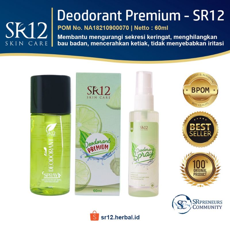 TERLARIS DEOSPRAY SR12 PALING AMPUH ATASI BAU BADAN DAN BAU KETIAK AMAN HALAL BPOM BISA UNTUK ANAK U