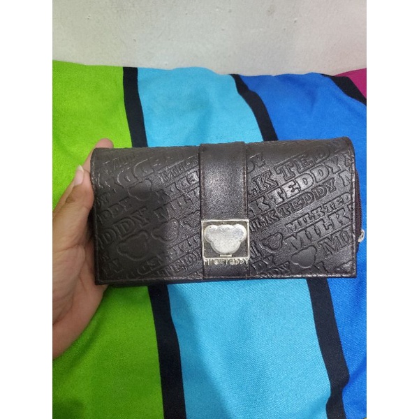 preloved dompet milk teddy