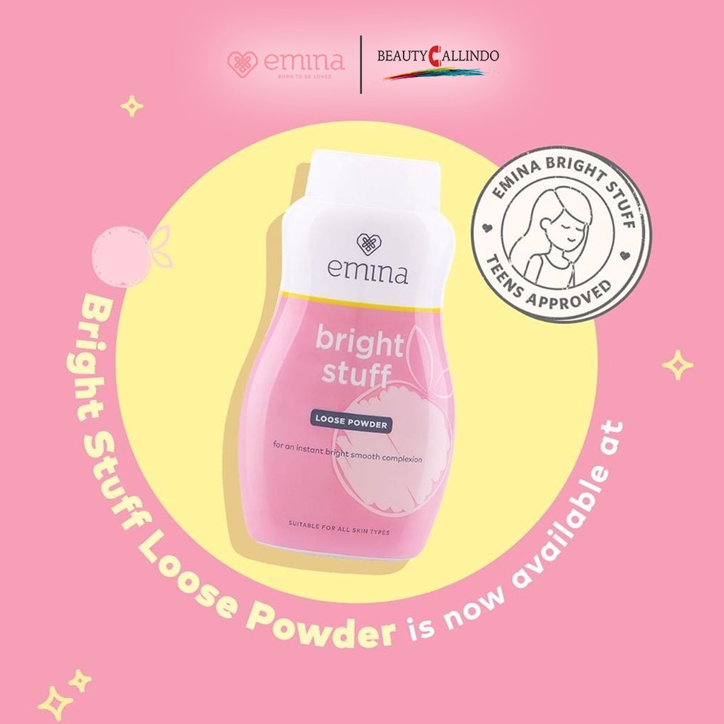 Emina Bright Stuff Loose Powder | Bedak Tabur