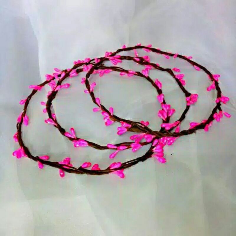 Flowercrown - Simple flower crown / Mahkota bunga / Bandana bunga / headpiece / Crown pengantin