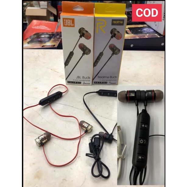 HEADSET BLUETOOTH KABEL JBL SUARA BASS MANTAP