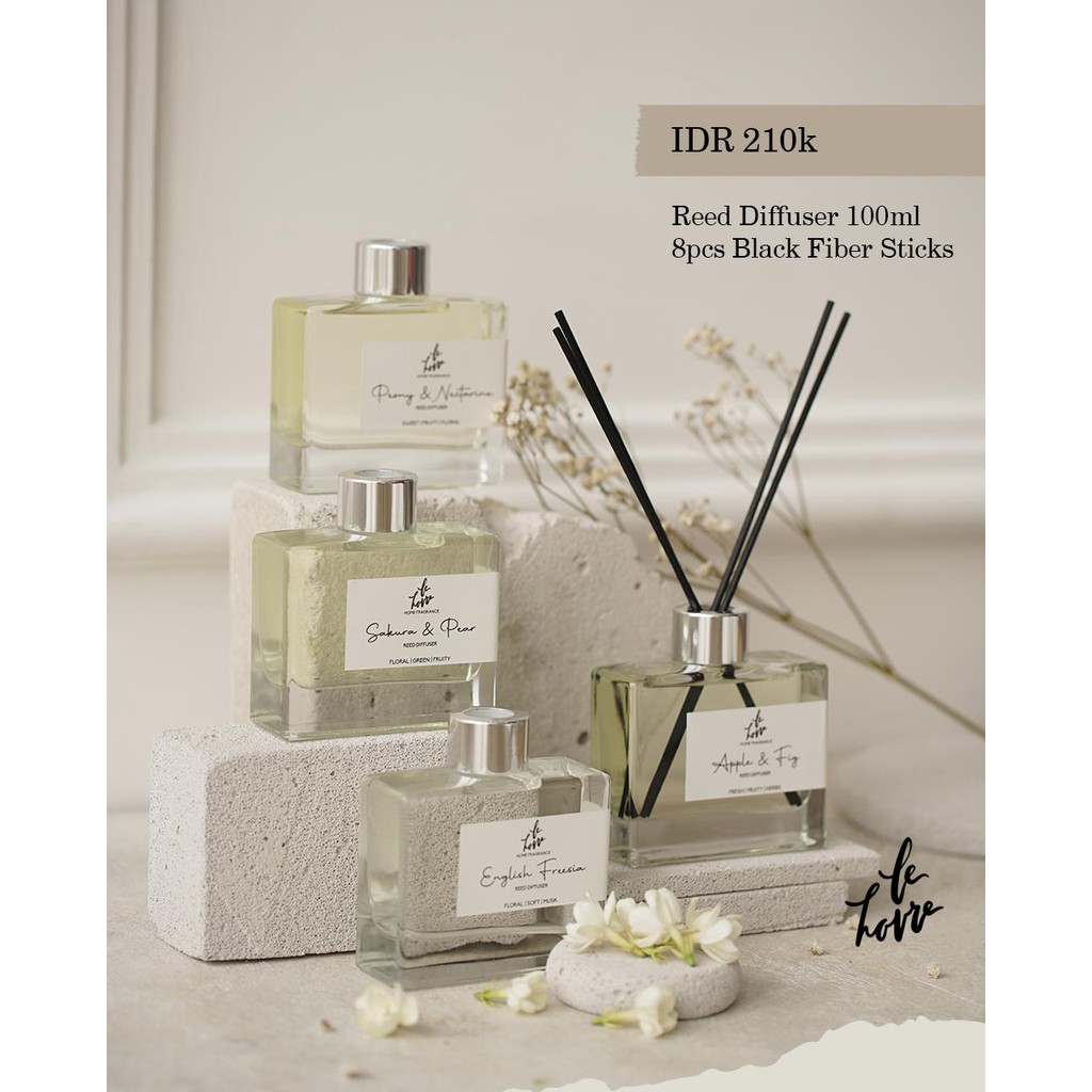 REED DIFFUSER 100ml BY LEHAVRE [THE CLASSIC COLLECTION] **NEW PACKAGING