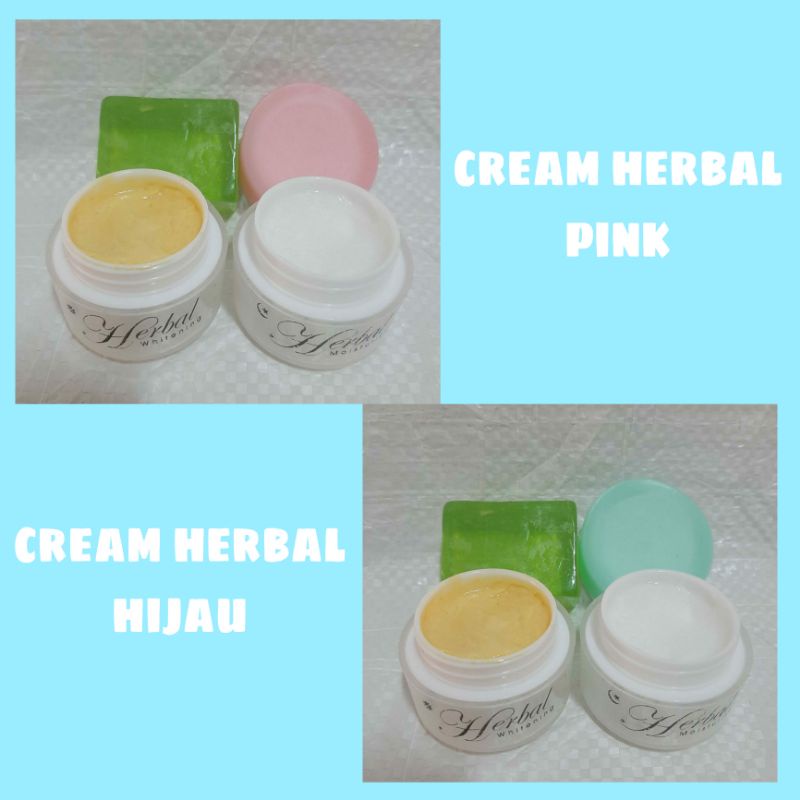 PAKET CREAM HERBAL -  ALGAE PINK / KRIM HERBAL PINK