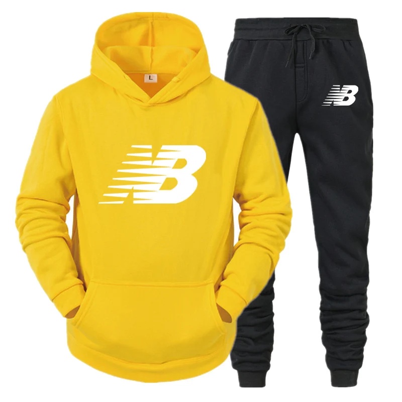 Setelan Celana Jogger &amp; Jumper Hoodie NB II Set sweater Hoodie dan Celana Joger Panjang ( Pria &amp; Wanita )